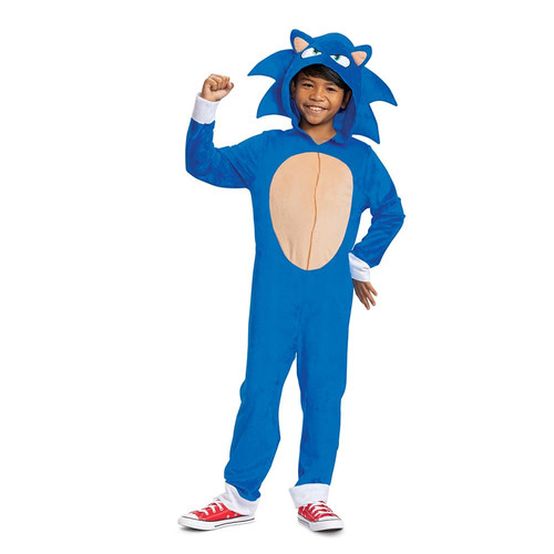 Costume sonic tuta con - tuta,